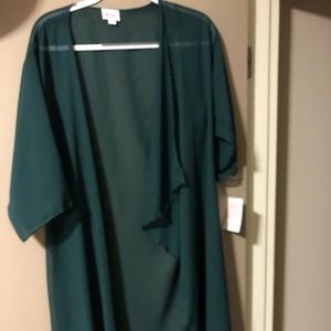 Lularoe Shirley  — Beautiful Green Color, NWT